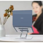 HEAVY DUTY QUALITY 360 DEGREE ROTATING LAPTOP STAND 
Comes in a color box - Image 2