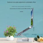 HEAVY DUTY QUALITY 360 DEGREE ROTATING LAPTOP STAND 
Comes in a color box - Image 4