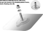 ADHESIVE SCREW TRANSPARENT WALL HOOK DESIGN 1 (12pc) - Image 4