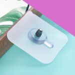 ADHESIVE SCREW TRANSPARENT WALL HOOK DESIGN 1 (12pc) - Image 5