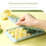 33-SLOTS CIRCULAR SHAPE ICE CUBE/BLOCK MAKER (For the preparation of your mini healthy water/fruit ice 🧊 🙌🏽 - Image 3