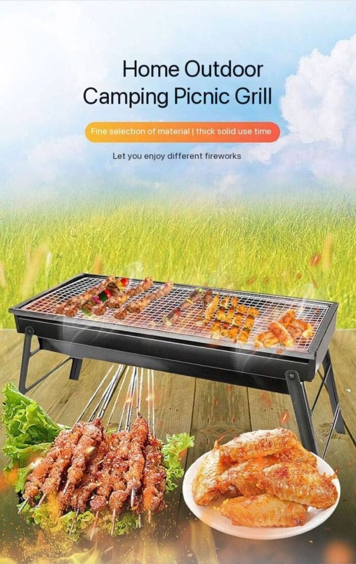 CHARCOAL INDOOR/OUTDOOR BBQ GRILL WITH DRAWER🔆 Ideal for Healthy Roasting 🔆Good for both indoor/outdoor Grilling Purposes
🔆 With drawer added Value 🔆Conserve Charcoal Usage
🔆Ideal for all Homes - Image 5