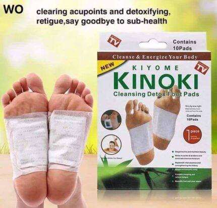 KINOKI FOOT PAD (10PADS IN A PACK)
✔️Clearing acupoints & detoxing ✔️Relieves fatigue