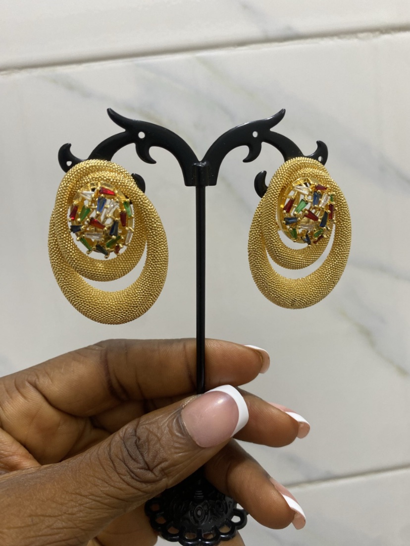 img_3833 QUALITY NON TARNISH SUNNICE EARRING SET DESIGN 1 - Image 1