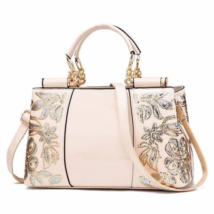 (ON SALES) MARIA GLOSSY EMBROIDERY CLASSY RICH AUNTIES BAG - Image 6