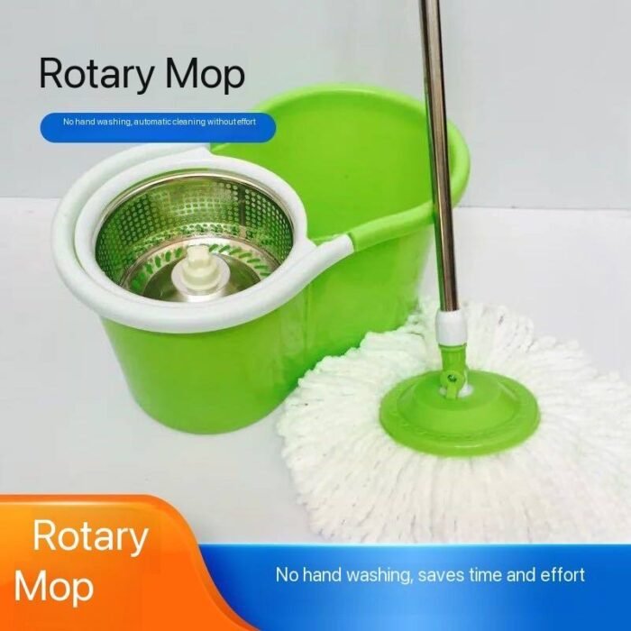 2IN1 MAGIC 360 DEGREE WASH AND DRY MOP BUCKET SET SX-3001(Comes in a color box)COMES WITH:
IRON INNER
2 FIBRE MOP HEAD - Image 5