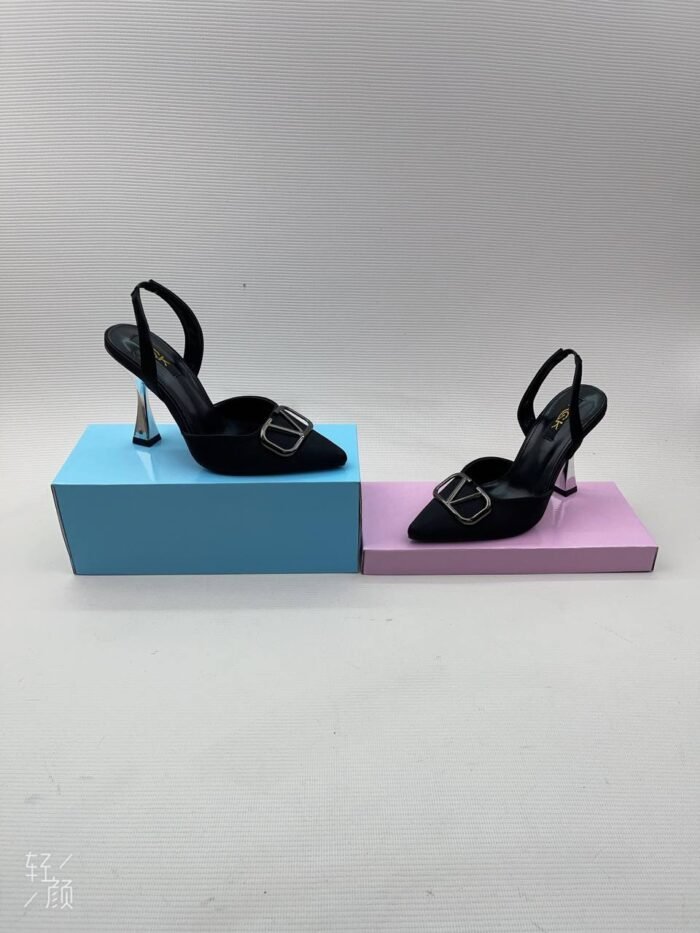 VALENTINO DESIGN CLASSY SLINGBACK HEELS SANDAL(On sales) - Image 4