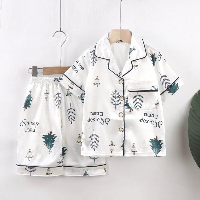 PYJAMAS SILK KIDS UNISEX PYJAMAS(Ember 2026) - Image 3