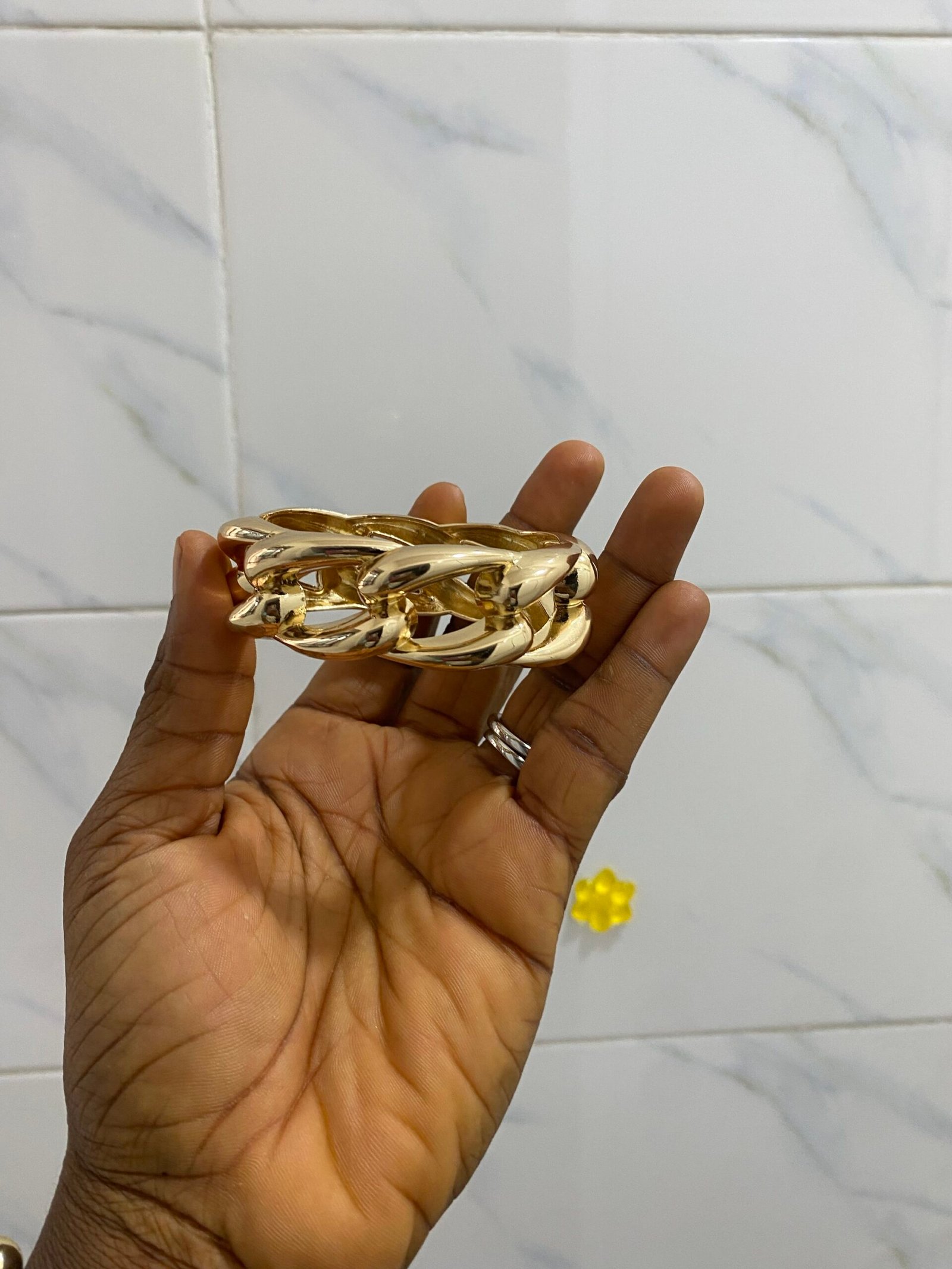 img_4258-5 QUALITY FASHION CHUNK BANGLE DESIGN 3 - Image 1