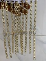 QUALITY FASHION  STONED GOLD HAND BRACELET DESIGN 7