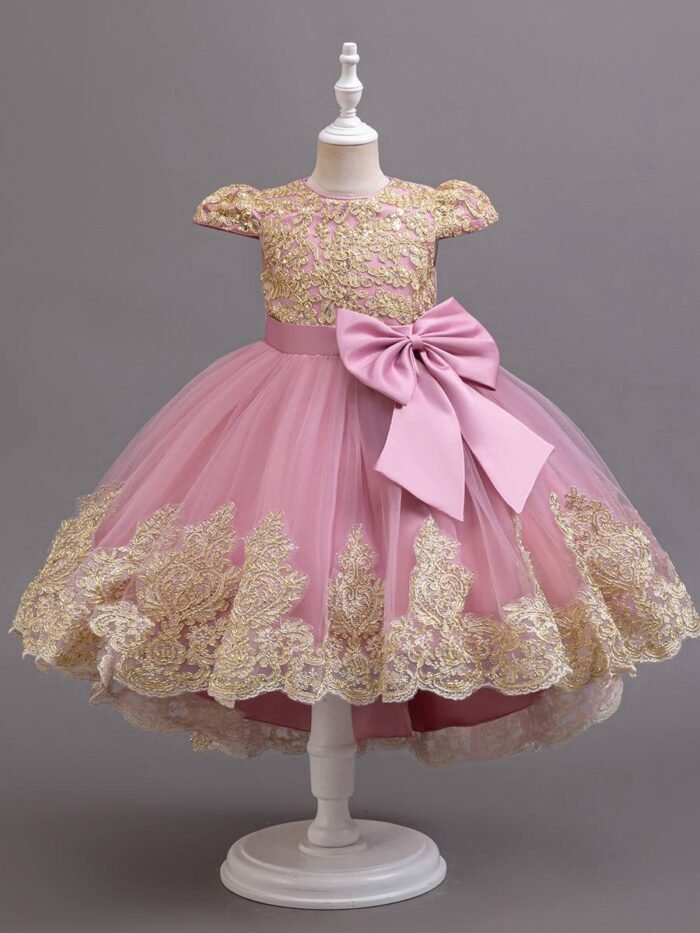 SUZZY EMBROIDERY LONG BACK GOWNITS A TOE LENGTH GOWN - Image 3