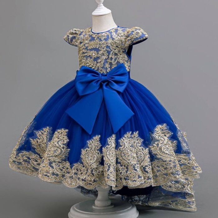 SUZZY EMBROIDERY LONG BACK GOWNITS A TOE LENGTH GOWN - Image 4