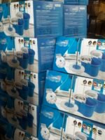 2IN1 MAGIC 360 DEGREE WASH AND DRY MOP BUCKET SET SX-3001(Comes in a color box)COMES WITH:
IRON INNER
2 FIBRE MOP HEAD - Image 2