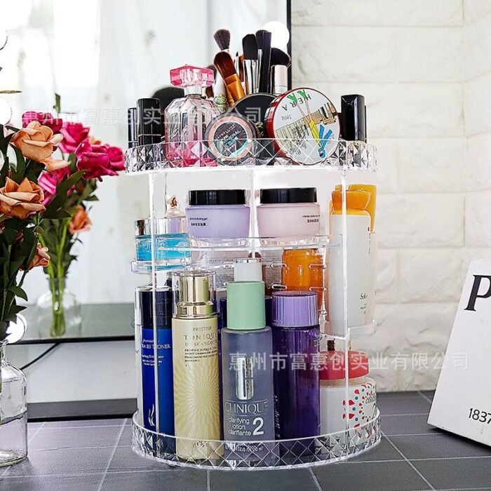 360 DEGREE MAKEUP AND JEWELRY ORGANIZER - Image 4