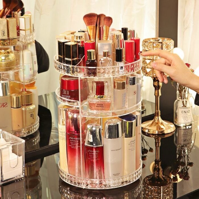 360 DEGREE MAKEUP AND JEWELRY ORGANIZER - Image 6