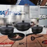 MAXIMUS NONSTICK POT WITH FRYPAN AND SPOON SIZE 18,20,22CM&22CM FRYPAN MAX 01