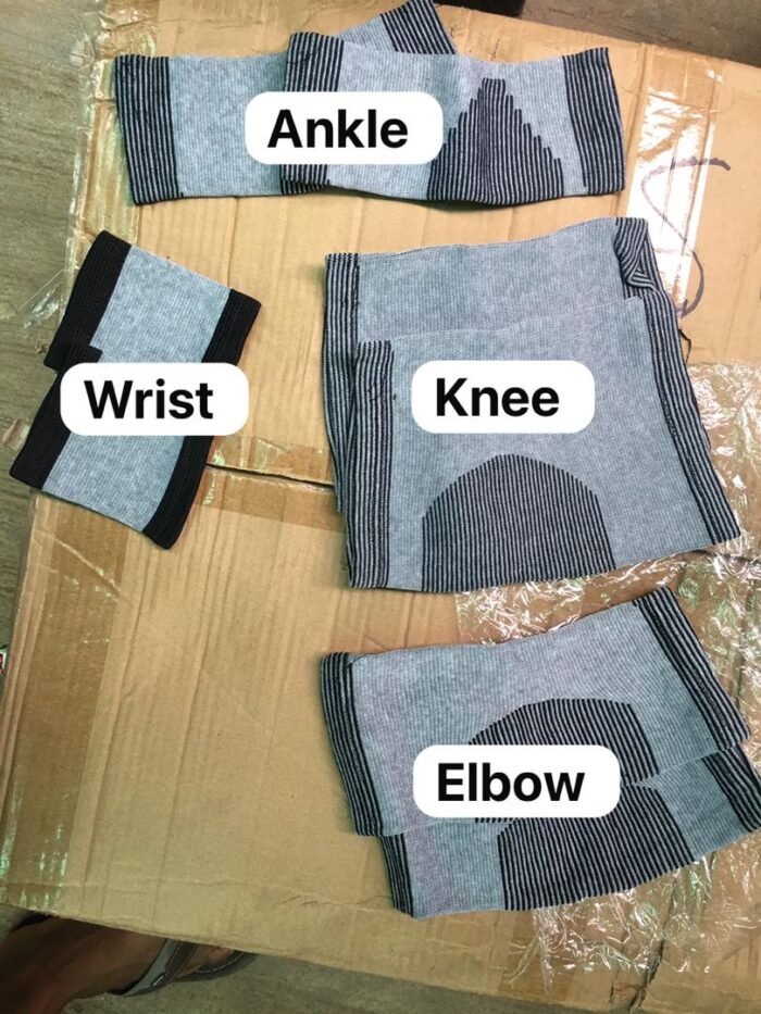 8PC PROTECTIVE BRACE SUPPORT SET(Knee,Ankle,Elbow and Wrist) - Image 2