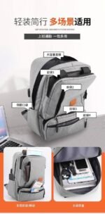 3IN1 JADEN QUALITY LAPTOP BAG DOUBLE PADDED AND ZIPPER FRONT DESIGN 04 - Image 5