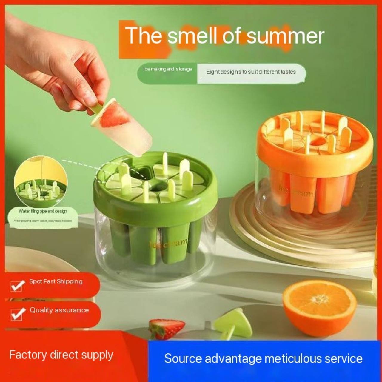 img_6370 8PC ICE CREAM POPSICLE MOULD STICK(REUSABLE)
You can blend fruit to make popsicles for them instead of the regular sweet they take❤️❤️ - Image 1