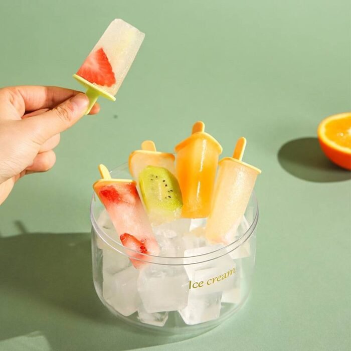 8PC ICE CREAM POPSICLE MOULD STICK(REUSABLE)
You can blend fruit to make popsicles for them instead of the regular sweet they take❤️❤️ - Image 4