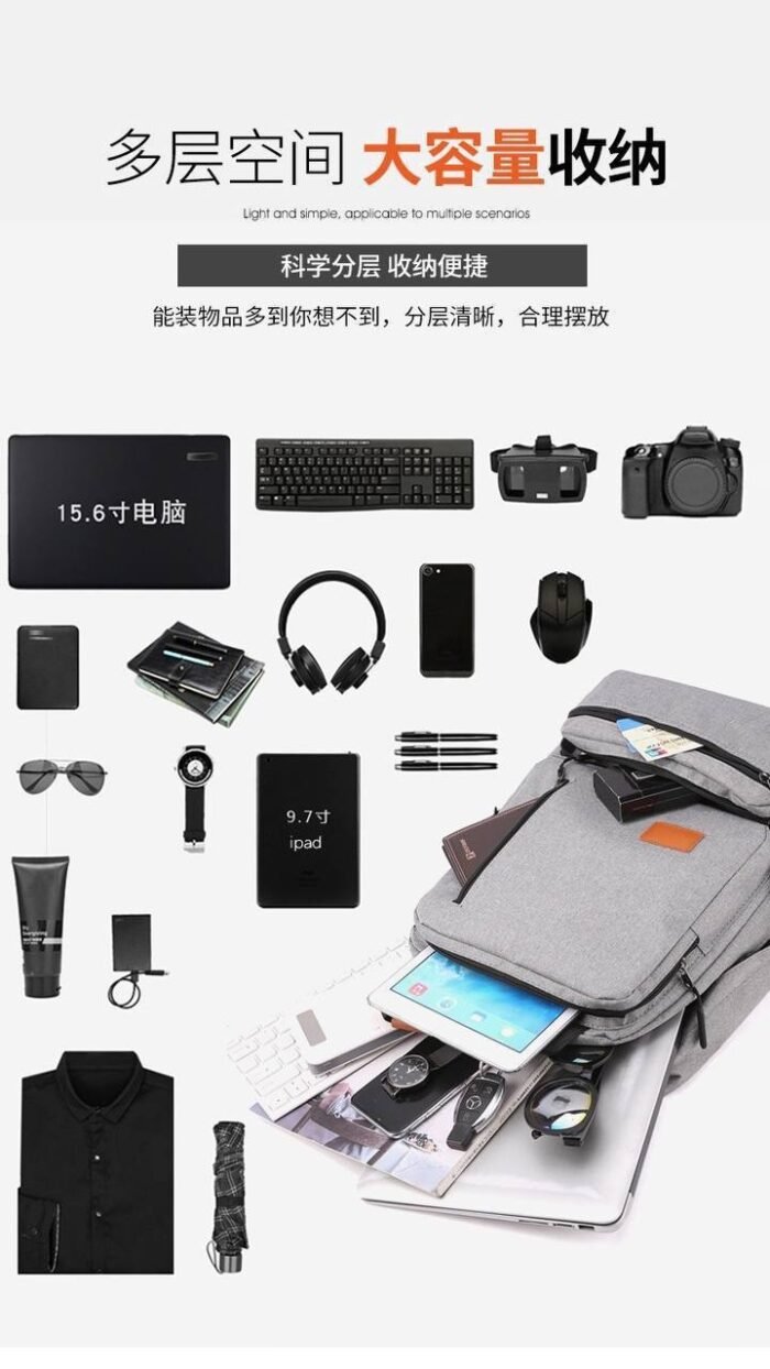 3IN1 JADEN QUALITY LAPTOP BAG DOUBLE PADDED AND ZIPPER FRONT DESIGN 04 - Image 6