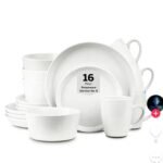 16PC QUALITY THICK EUROPEAN LUXURY FINE CERAMIC STONEWARE DINNER SET•••WHITE📌4 Serving plate
4 Side plate
4 Soup bowls
4 Cups