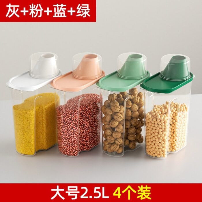 2.2LTR CEREAL/ FOOD STORAGE CONTAINER WITH MEASURING COVER CUP 2026 - Image 2