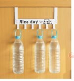 6 SLOT NICE DAY STRONG QUALITY OVER THE DOOR MULTIPURPOSE RACK/HANGER(WHITE/BLACK) - Image 7
