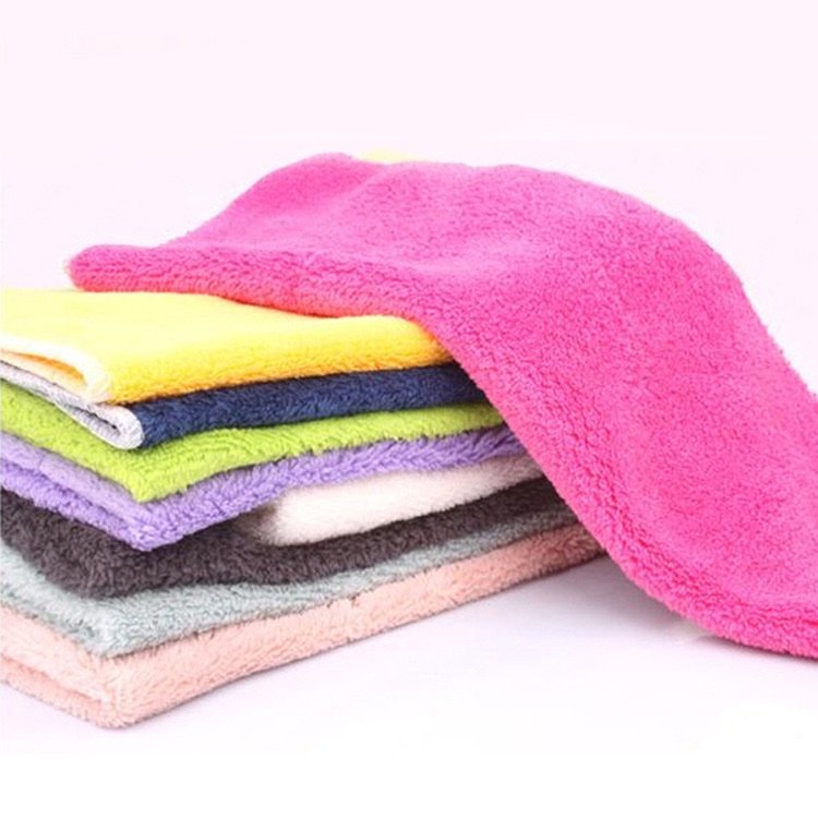 img_8607-3 10PC CORAL VELVET WATER ABSORBENT KITCHEN DISH TOWEL(MIX PATTERN) - Image 1