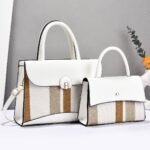 2IN1 VIOLET QUALITY CLASSY LEATHER BAG - Image 6