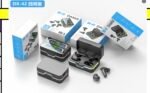 DX-42 2 PAIR OF FINGER TOUCH BLUETOOTH EARBUD/EARPOD