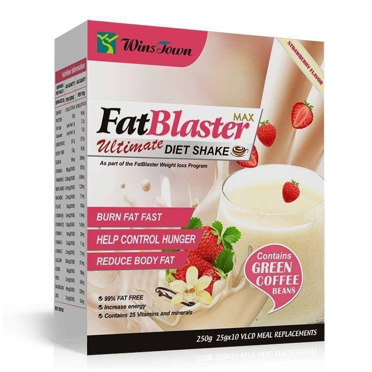 img_0863-3 FAT BUSTER/BLASTER STRAWBERRY SHAKE 250gram(10 sachet) - Image 1