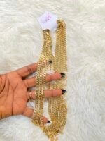 DURABLE SUNBELLE GOLD REPLICA CUBAN CHAIN DESIGN 1 (LONG)
