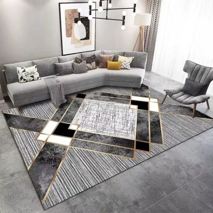 160*230CM FANCY LIVING ROOM AESTHETIC CENTER RUG - Image 4