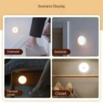 1pc Motion-Sensor Night Light And Long Press to Adjust Brightness, Suitable forBedrooms, Hallways, Cabinets, And Corridors. - Image 5