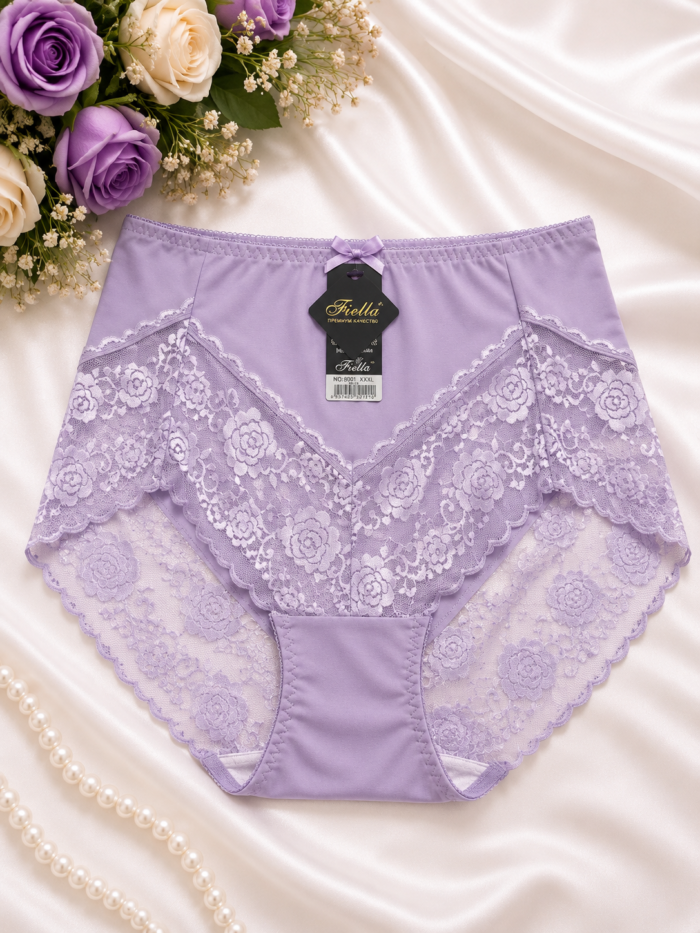 QUALITY FASHION SEAMLESS LADIES LACEY PANT DESIGN 1(Perfect for size 10,12,14,16)CODE 9001/9008 - Image 4