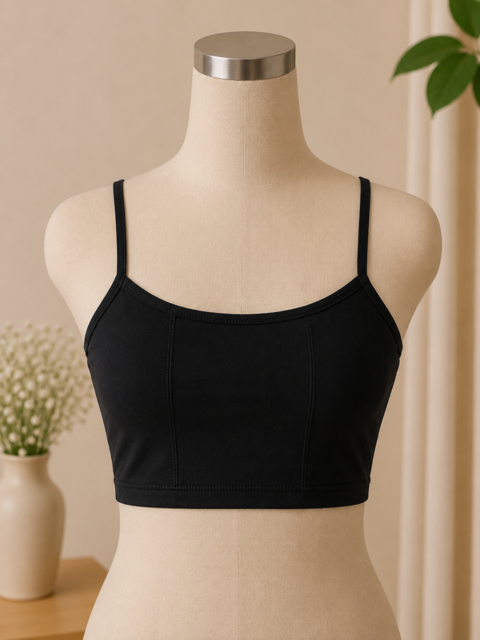 6PC MIXED DESIGN QUALITY KIDDIES BRALETTE SINGLET AGE 8-10•••Random design selection - Image 5