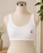 6PC MIXED DESIGN QUALITY KIDDIES BRALETTE SINGLET AGE 8-10•••Random design selection - Image 10