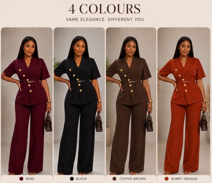 THE CORPORATE CHIC 2PIECE SUITE COLLECTION SET - Image 6