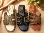 QUALITY FANCY WEAVE DESIGN SLIPPERS CODE 886-19
