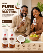 245ML PURE COCONUT MILK DRINK(Made from real coconut meat,with real coconut taste and velvety thick silk that coats the glass)•••Ready to drink Whether cold or not