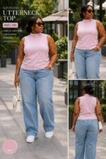 TIMELESS SLEEVELESS UTTERNECK TOP (SIZE 2XL) - Image 4