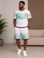 DESIGNER ROUND NECK POLO AND SHORT - Image 4