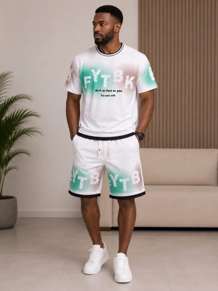 DESIGNER ROUND NECK POLO AND SHORT - Image 4