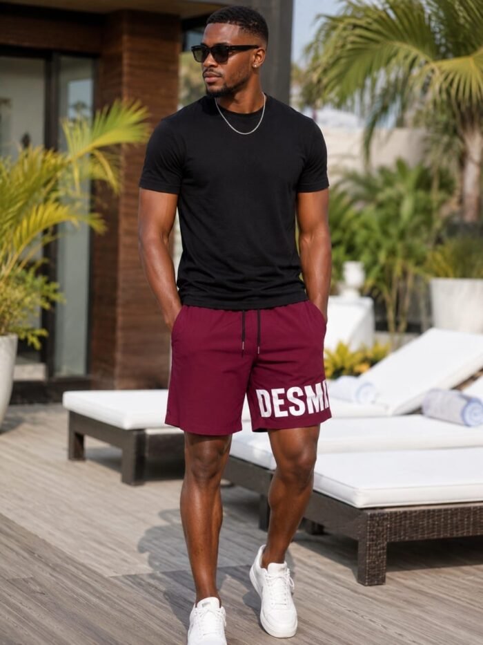 DESMI MENS CASUAL AND FITNESS BOARD SHORT DESIGN 1 - Image 5