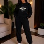 QUALITY LUXE EASYFIT UNISEX SET (JOGGERS AND SWEATSHIRT) SIZE S
