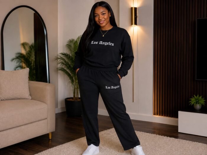 QUALITY LUXE EASYFIT UNISEX SET (JOGGERS AND SWEATSHIRT) SIZE L - Image 6