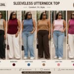 TIMELESS SLEEVELESS UTTERNECK TOP (SIZE 2XL)