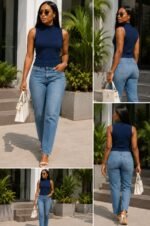 TIMELESS SLEEVELESS UTTERNECK TOP (SIZE L) - Image 9