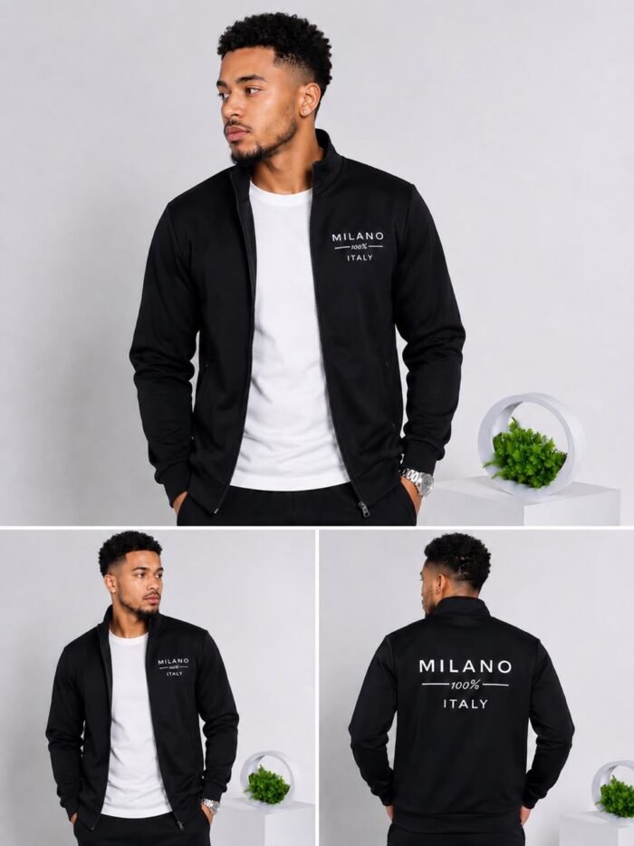 PREMIUM ZIP UP TRACK/VARSITY JACKET(UNISEX) - Image 3